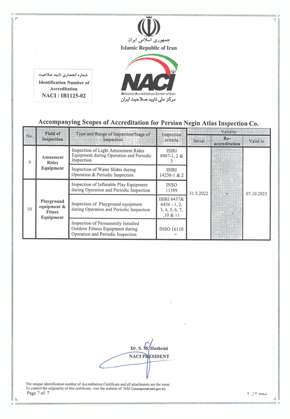 Qualification certificate (2)